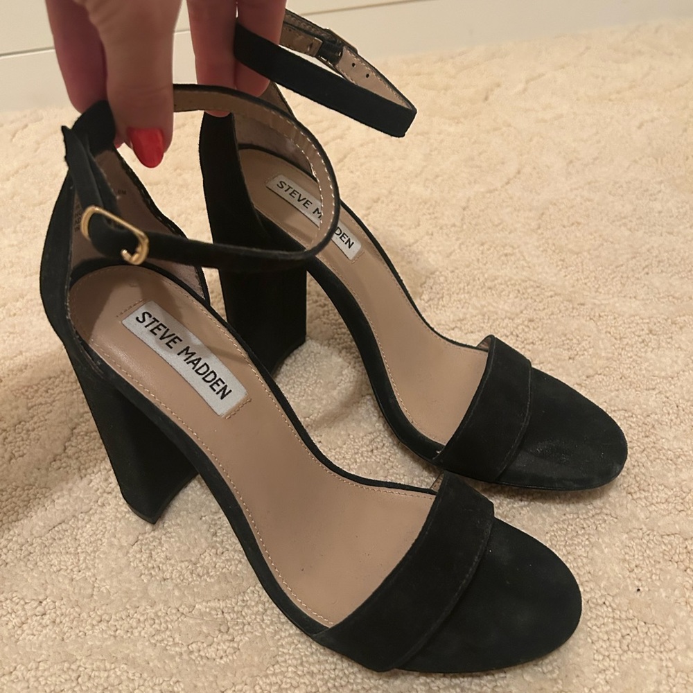 Steve Madden Black Heels